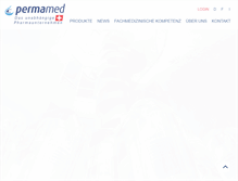 Tablet Screenshot of permamed.ch
